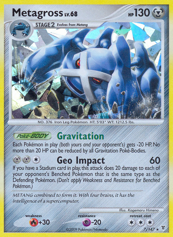Supreme Victors Cracked Ice Holo Metagross #7/147